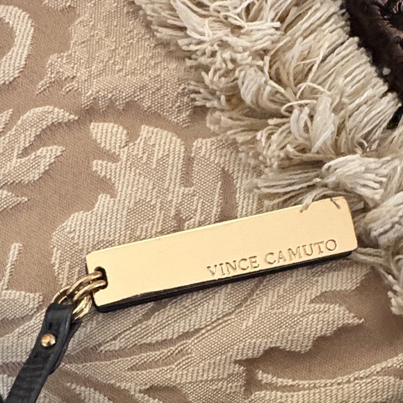 Vince Camuto Black Leather Hobo Bag - Picture 2 of 5